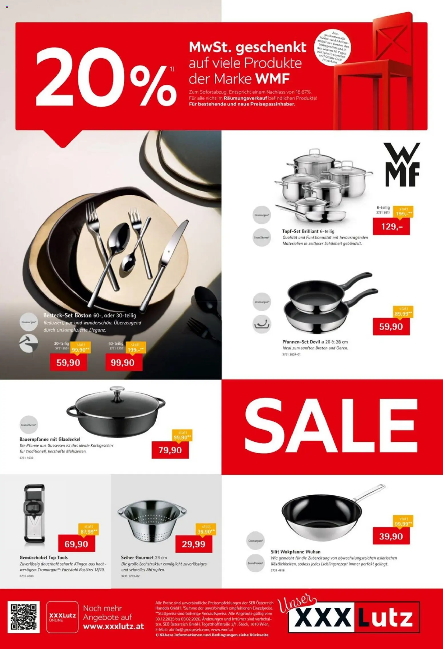 XXXLutz WMF Sale gültig ab 29.12.2025 | Seite: 1