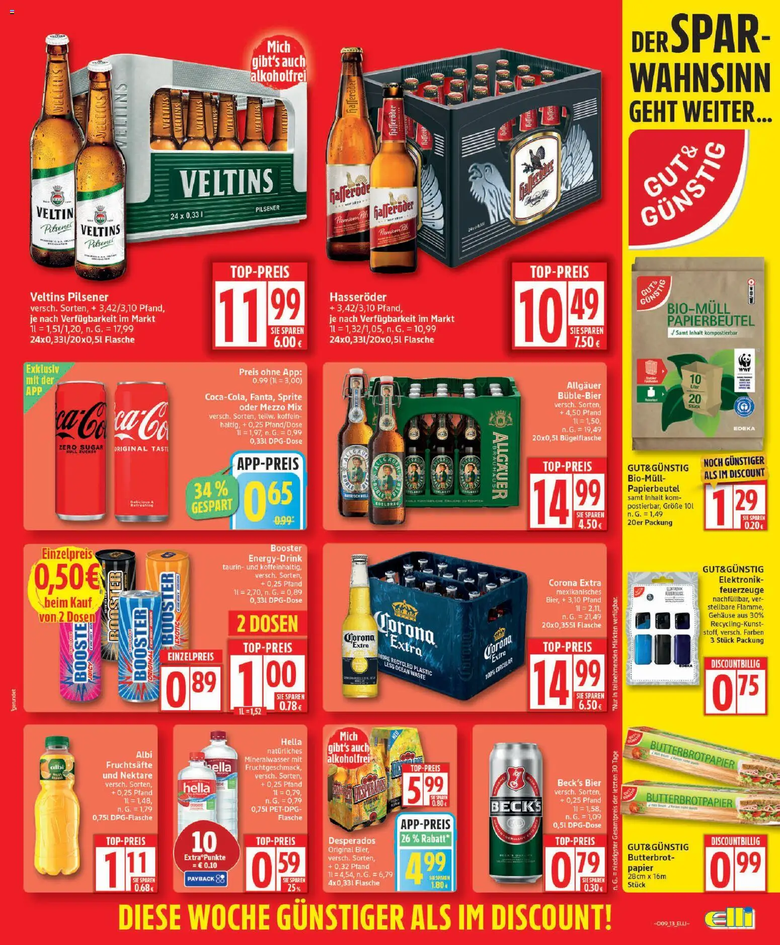 Elli Markt - Broschüre – gültig ab 23.02.2026 | Seite: 13 | Produkte: Mezzo mix, Hella, Desperados, Hasseröder