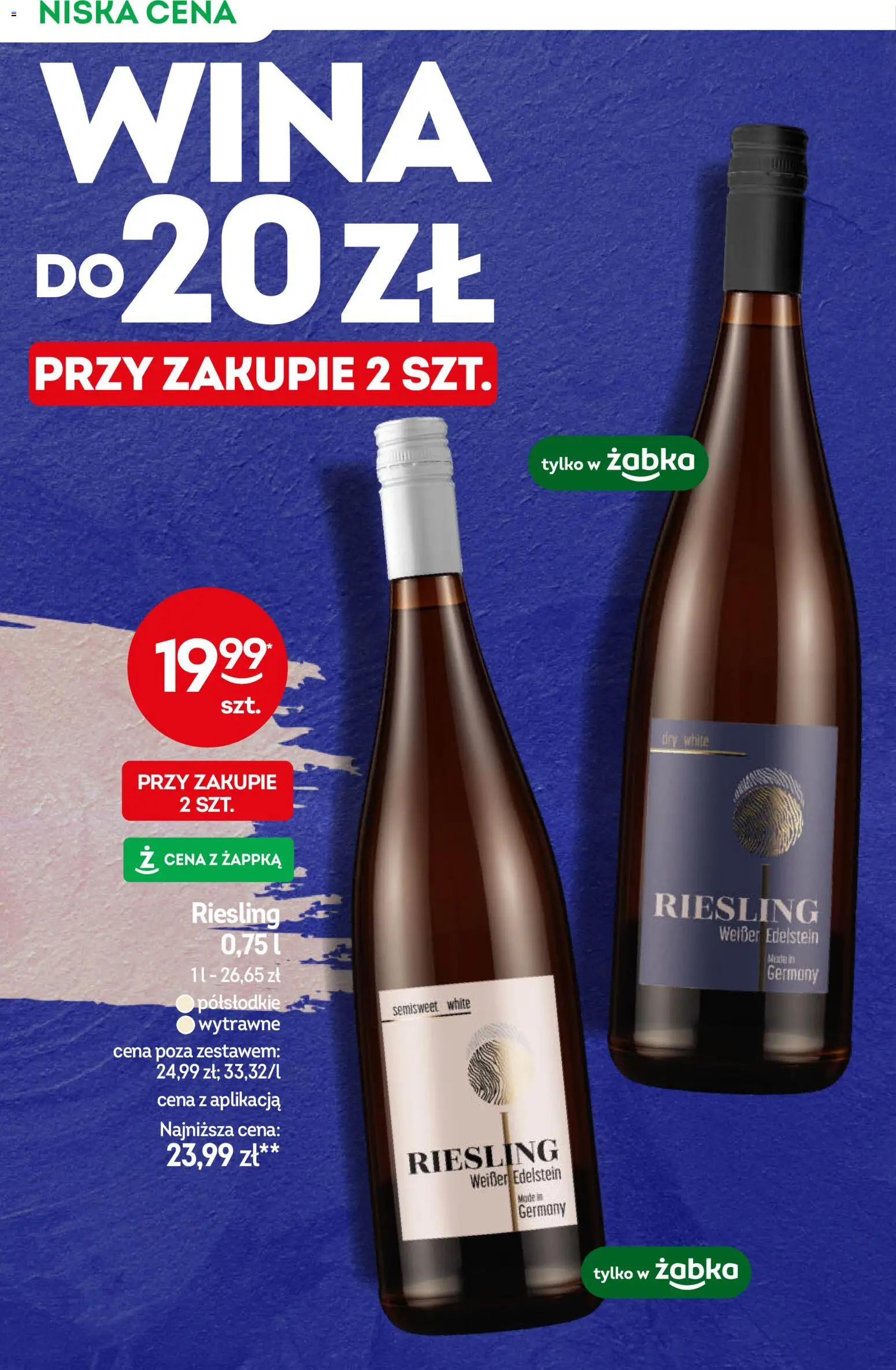 Żabka Black Friday od 26.11.2025 | Strona: 12 | Produkty: Riesling