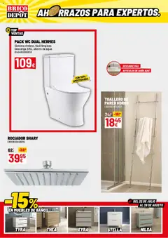Brico Depôt folleto │ válido desde el 01.08.2025 | Página: 8 | Productos: Toallero, Muebles, Baño