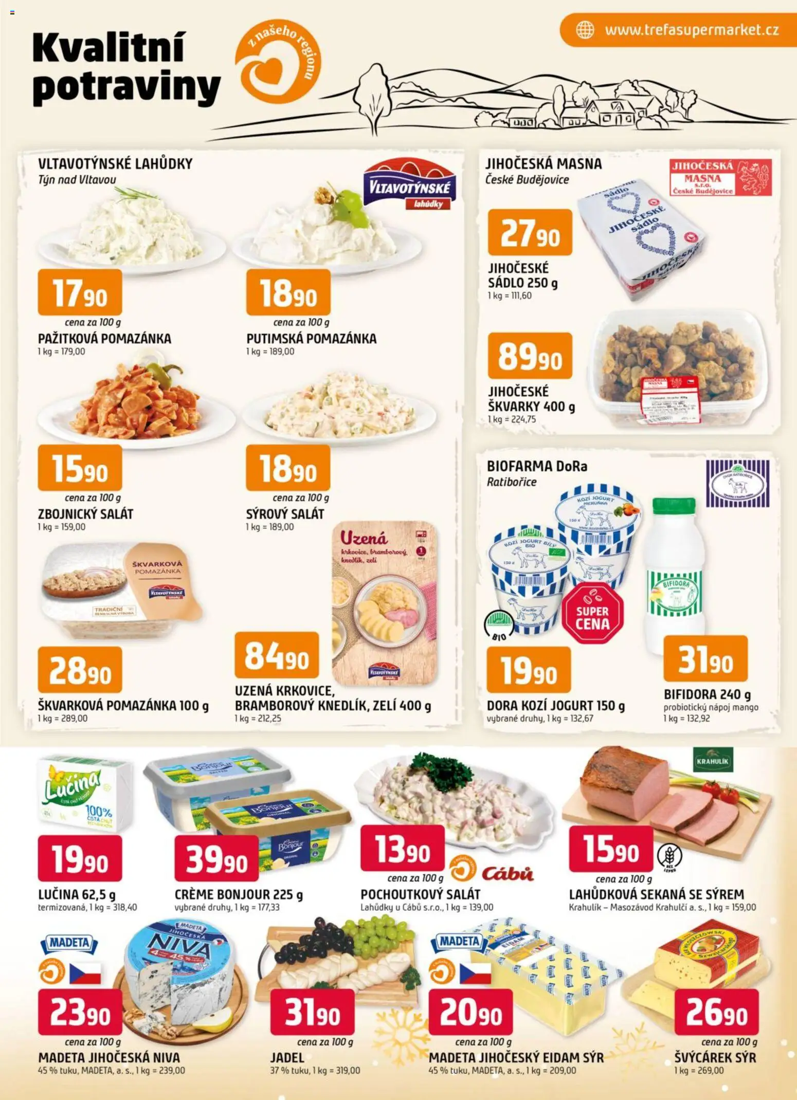 Trefa leták od 10.12.2025 | Strana: 5 | Produkty: Mango, Zelí, Salát, Pomazánka