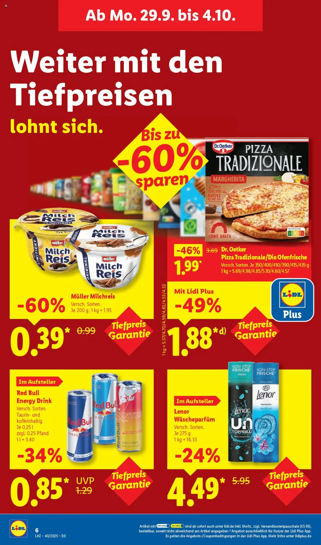 Lidl Prospekt Lüchow – gültig ab 29.09.2025 | Seite: 12 | Produkte: Lenor, Äpfel, Ofenfrische, Zucker