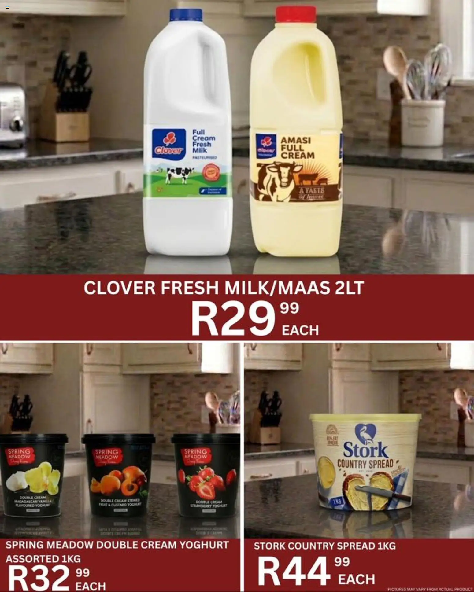 New Take n Pay catalogue – valid from 07.04.2026 | Page: 15 | Products: Custard, Yoghurt, Milk, Cream