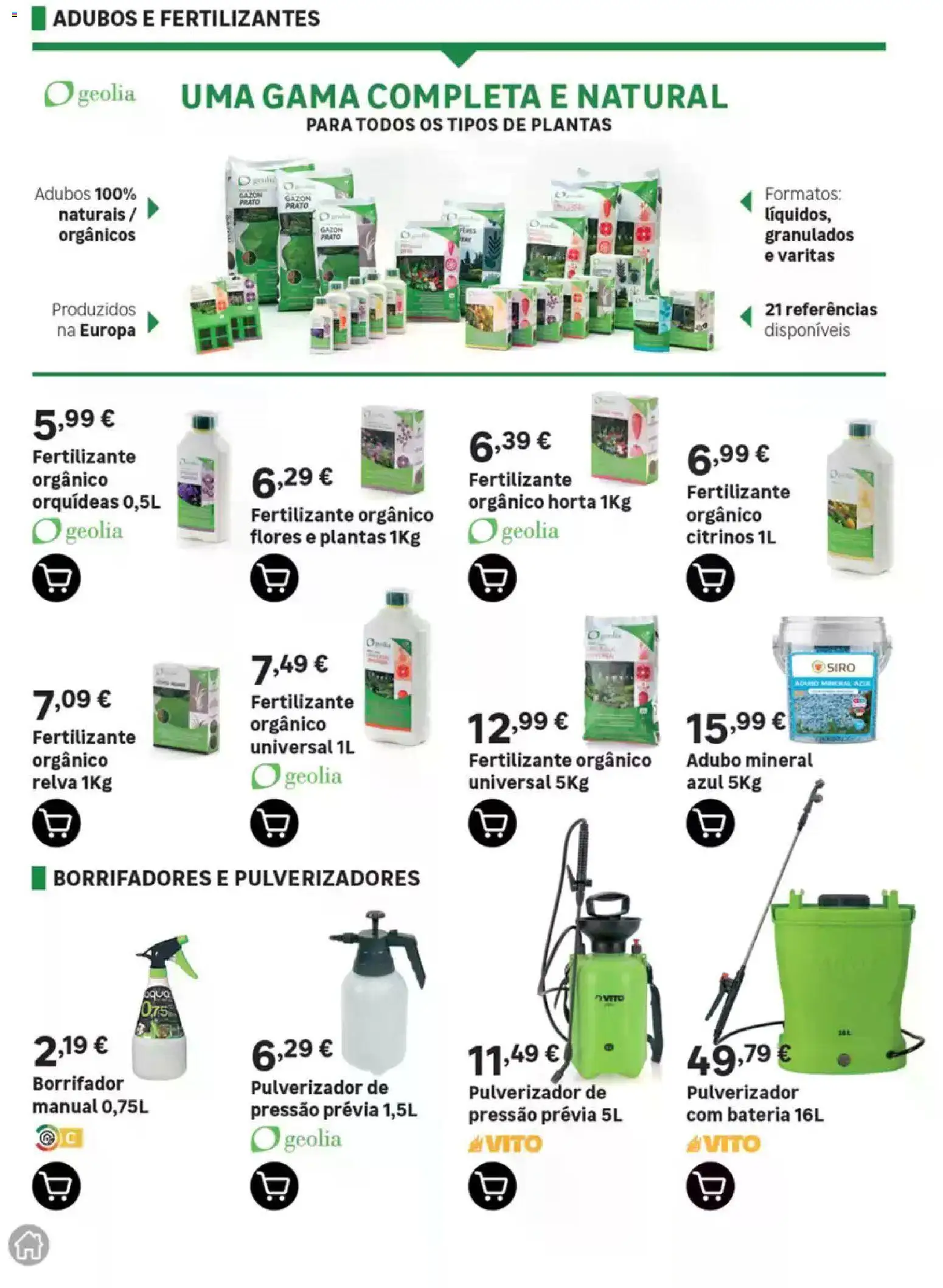 Leroy Merlin Catálogo Jardim │ válido de 12.03.2026 | Página: 76 | Produtos: Flores, Bateria