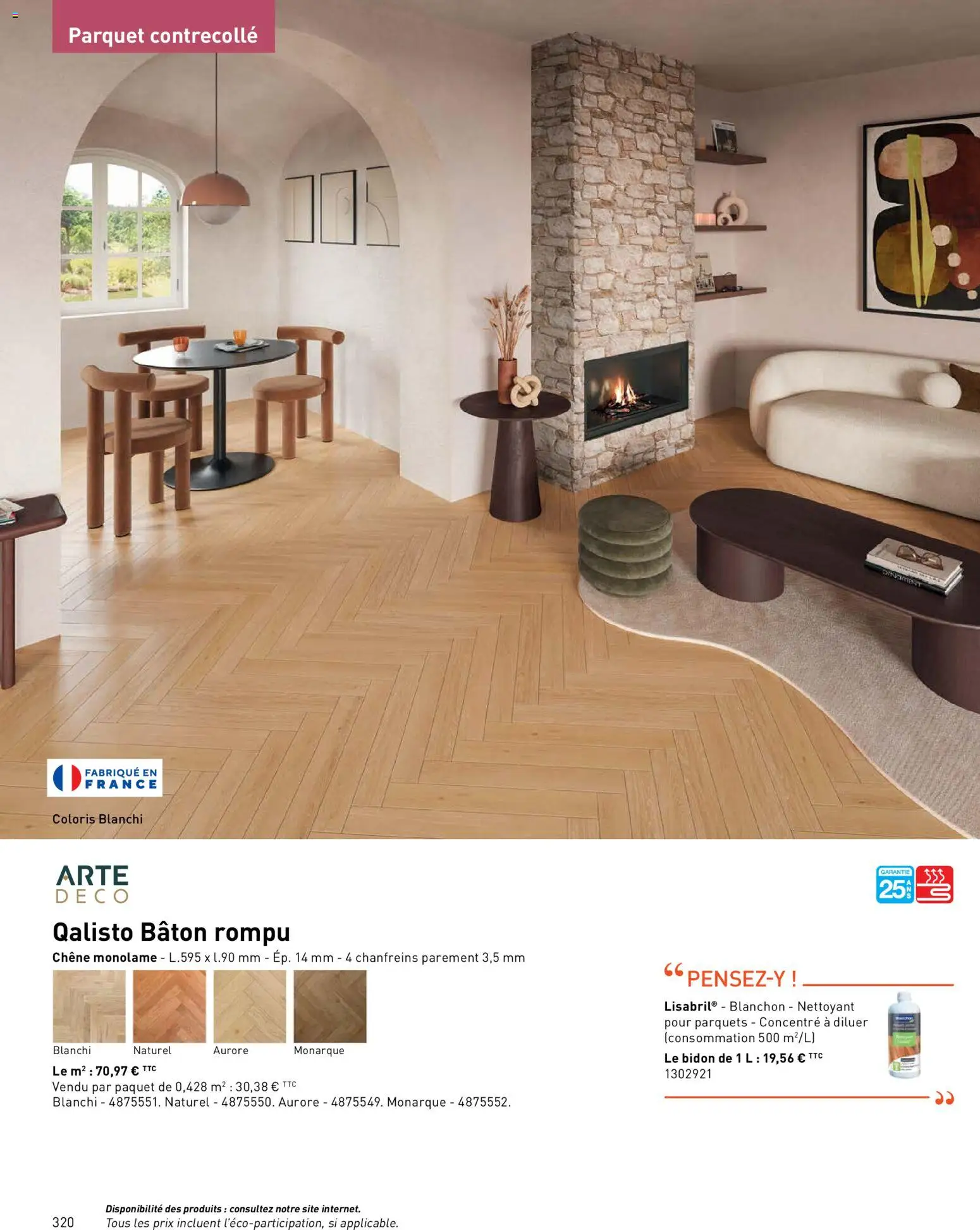 {H1} | Page: 320 | Produits: Parquet