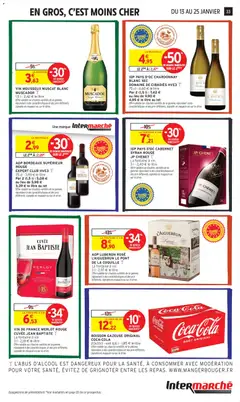 Intermarché - Prévisualisation de VIN MOUSSEUX MUSCAT BLANC MUSCADOR, 1,5 l - 2,42 € le litre valide à partir de 13.01.2026 | Page: 33