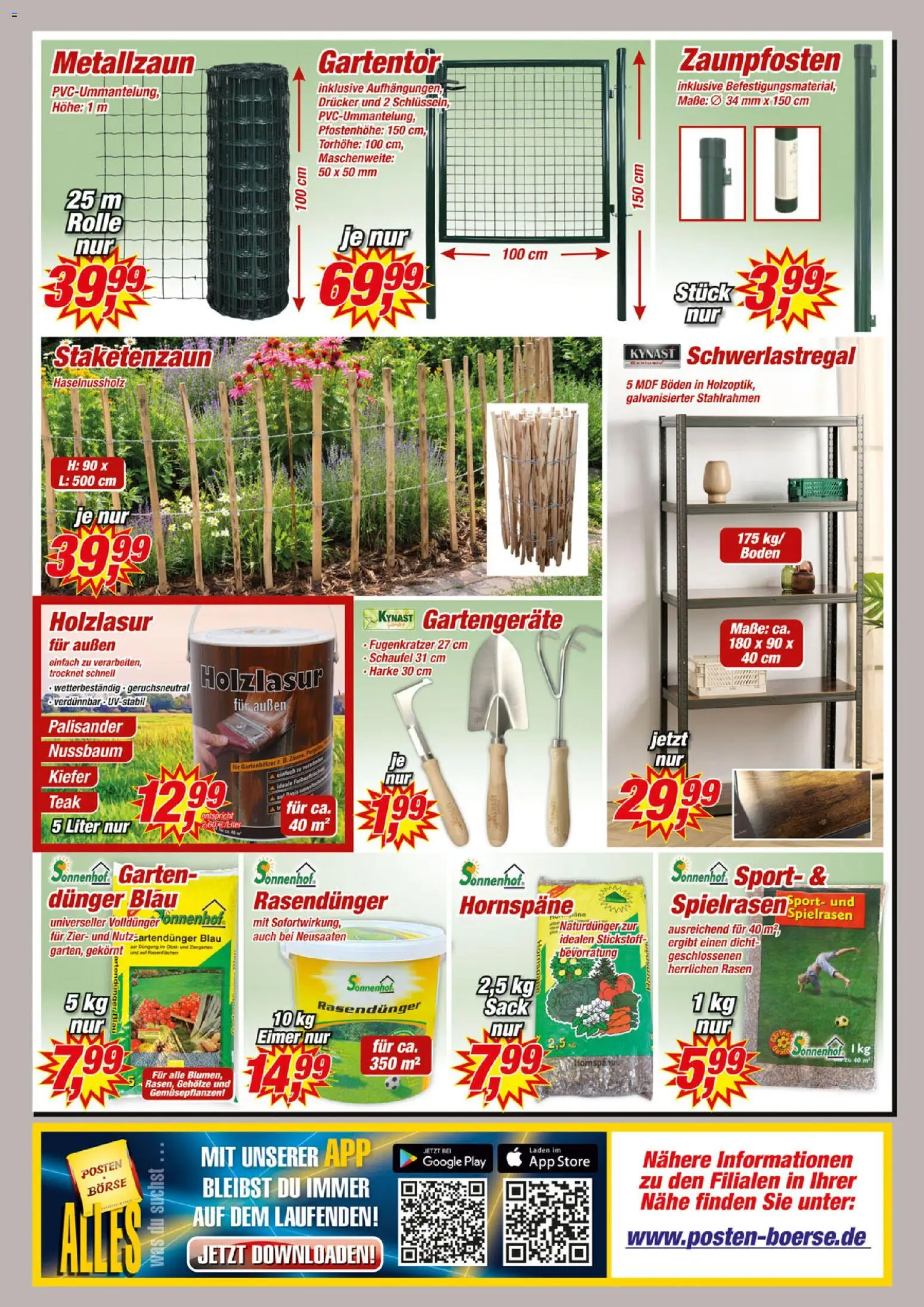 Posten Börse Prospekt 	 – gültig ab 11.04.2026 | Seite: 8 | Produkte: Schwerlastregal, Uhr, Drucker