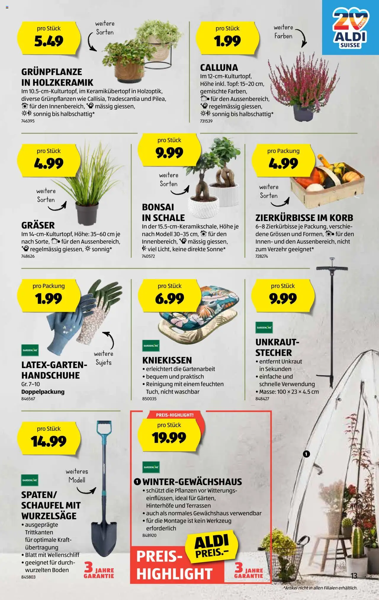 Aldi Aktionen – gültig ab 02.10.2025 | Seite: 14 | Produkte: Korb, Handschuhe