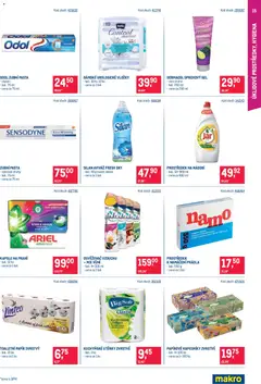 Náhled letáku Makro leták - Maloobchod od 22.10.2025 | Strana: 15 | Produkty: Zubní pasta, Kuchyňské utěrky, Toaletní papír, Ariel