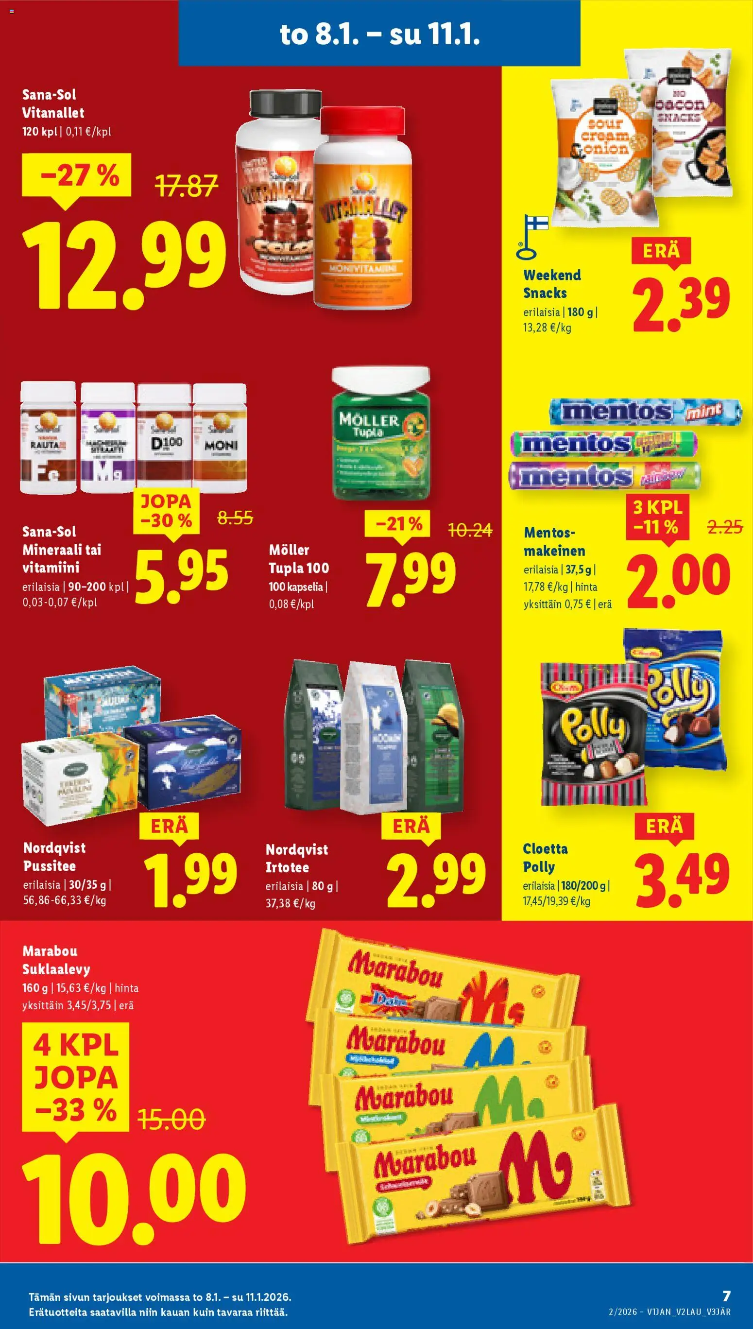 Lidl tarjoukset – voimassa 08.01.2026 alkaen | Sivu: 7