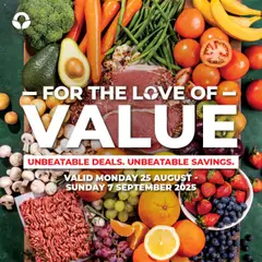 Preview of Food Lover's Market specials valid from 25.08.2025