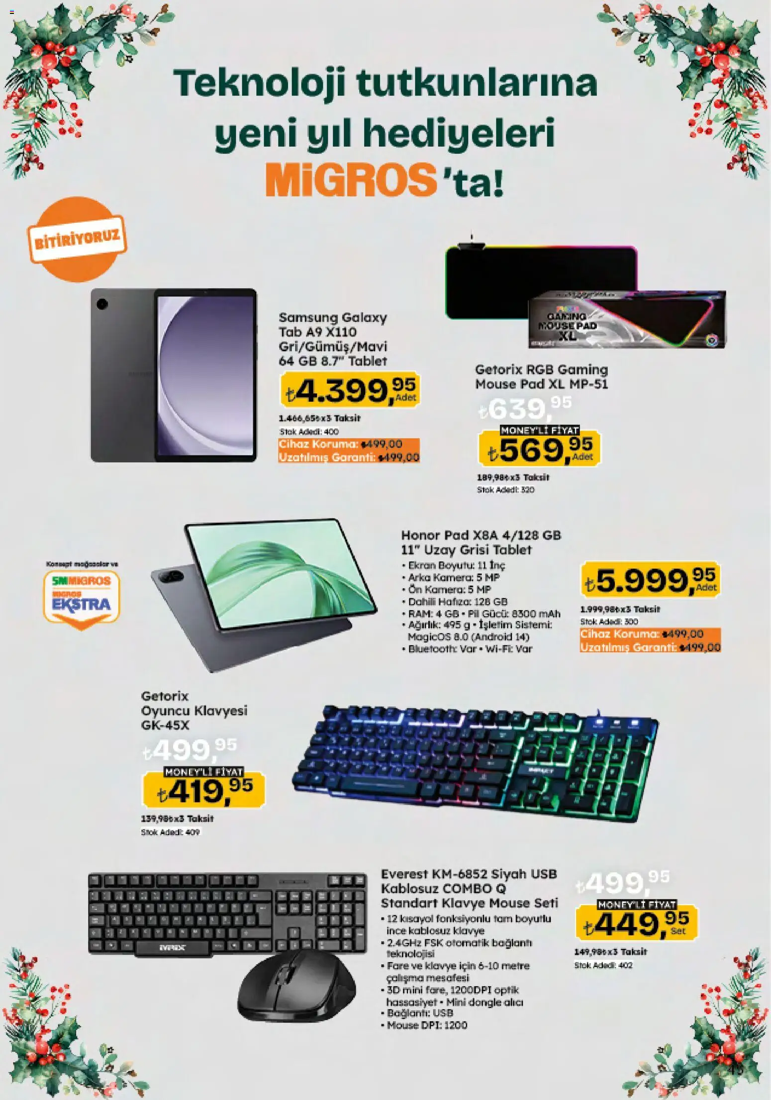 Migros Katalog - 5M Migroskop Dijital - 04.12.2025 tarihinden itibaren geçerlidir | Sayfa: 134
