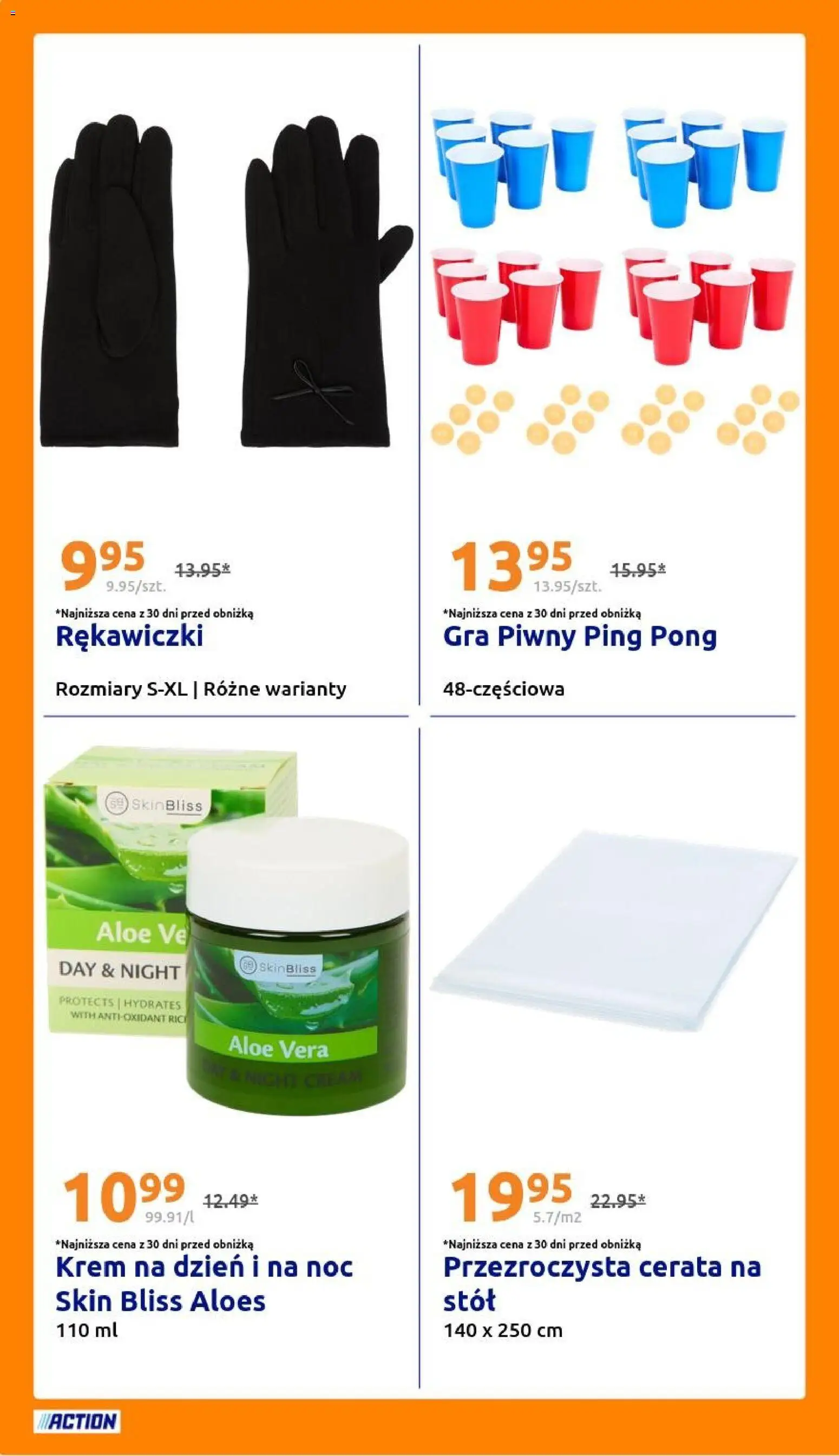 Action Gazetka od 24.12.2025 | Strona: 22 | Produkty: Rękawiczki, Gra, Aloes, Krem