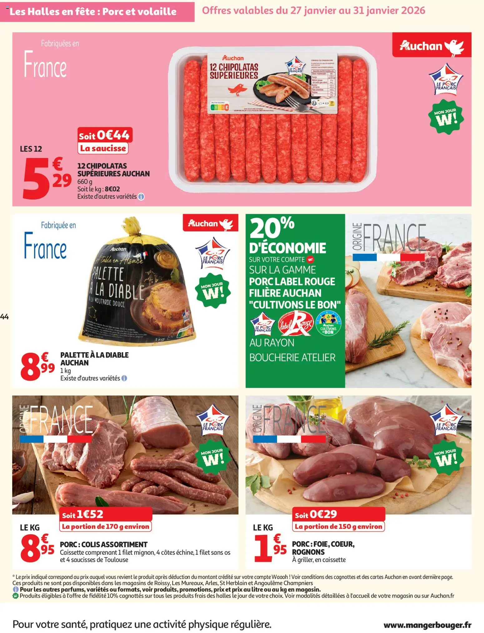 {H1} | Page: 44 | Produits: Table, Moutarde, Saucisse, Porc