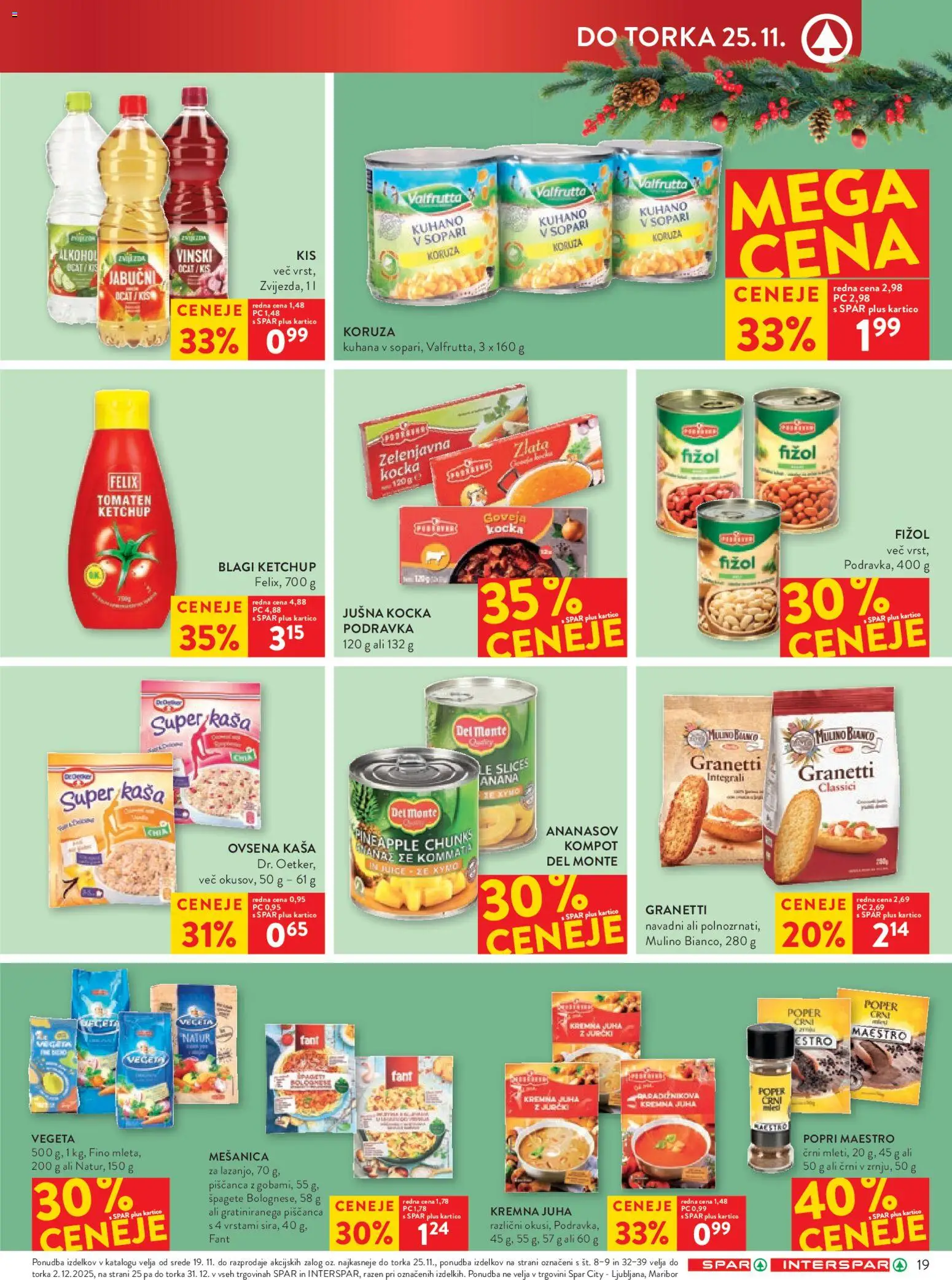 Novi Spar katalog ponudbe – veljaven od 19.11.2025 | Stran: 19 | Izdelki: BB cream, Koruza, Juha, Poper
