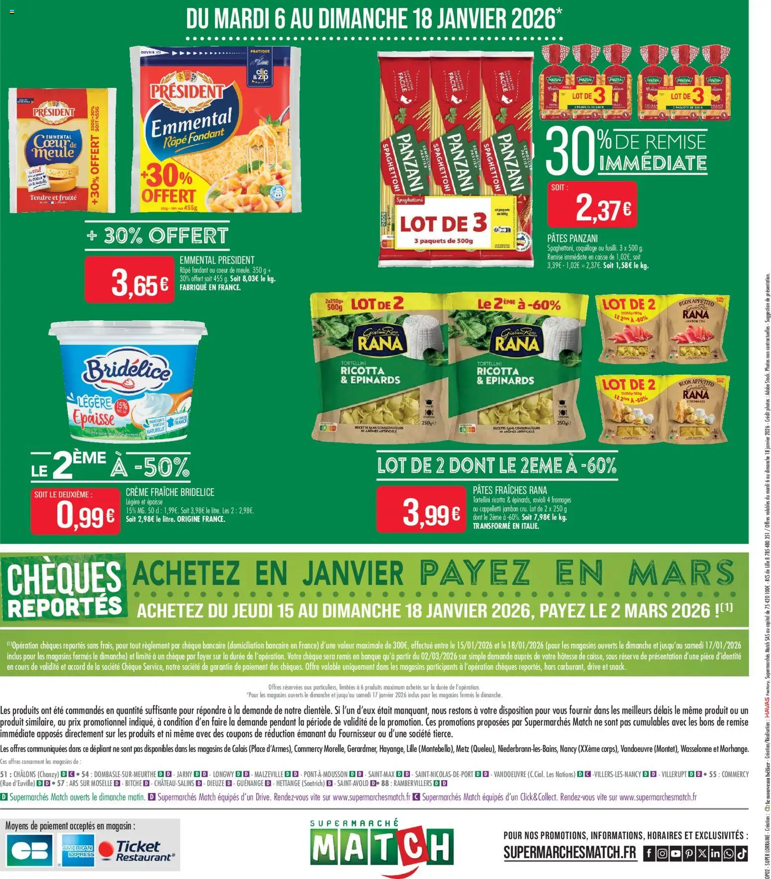 {H1} | Page: 24 | Produits: Emmental, Crème fraiche, Ricotta, Pâtes