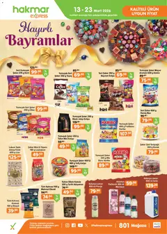 13.03.2026 tarihinden itibaren geçerli olan Hakmar Express kataloğu önizlemesi | Sayfa: 2