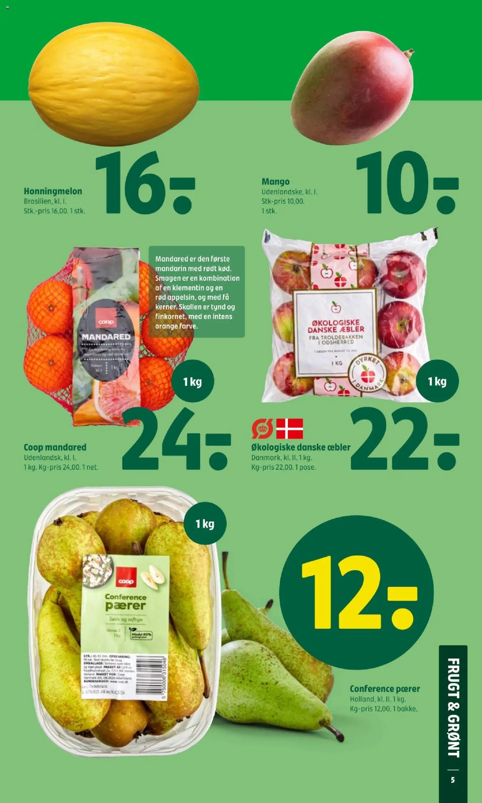 Coop 365 tilbudsavis – gyldig fra 15.01.2026 | Side: 7 | Produkter: Mango, Æbler, Honningmelon, Pærer