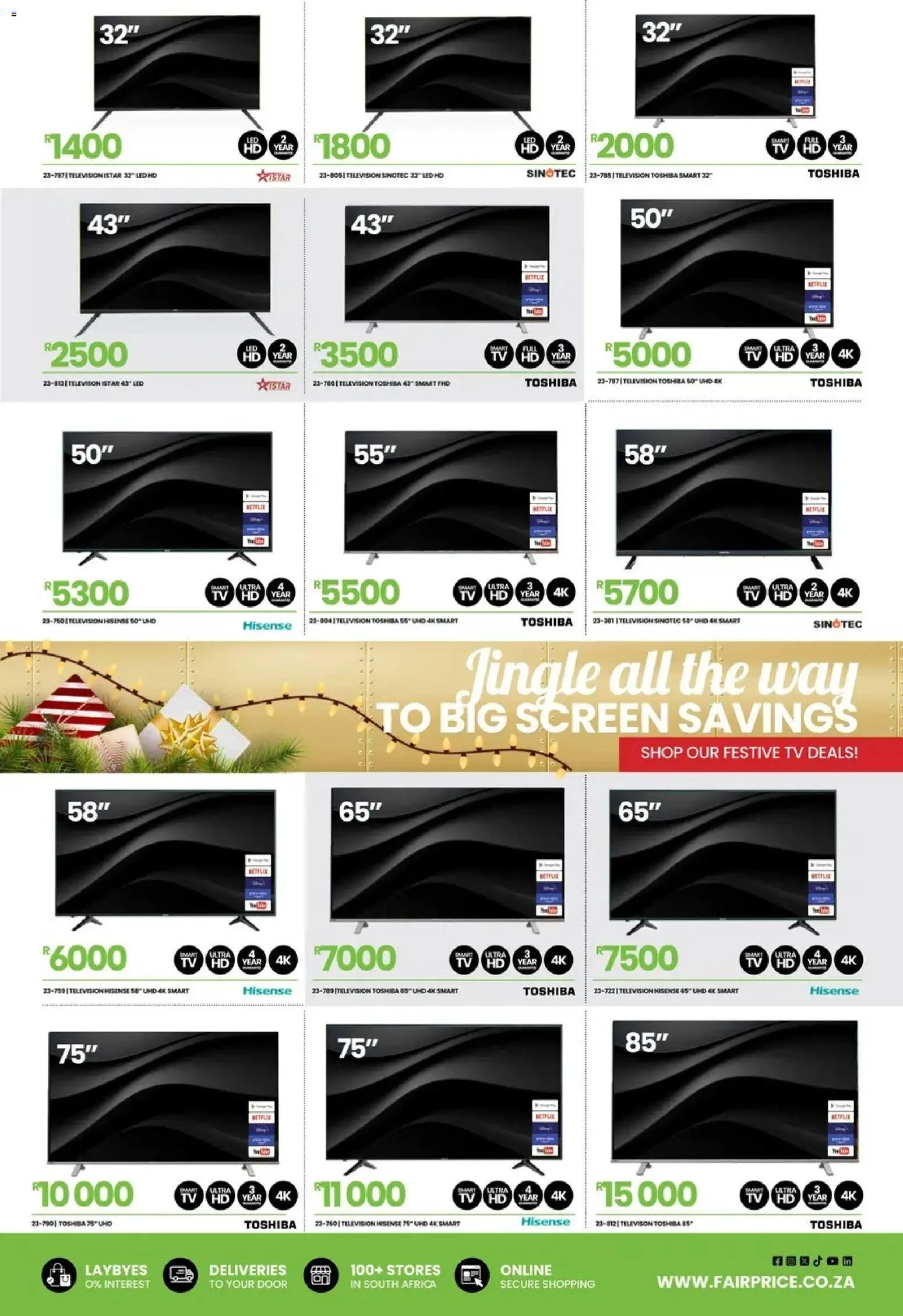 New Fair Price catalogue – valid from 01.12.2025 | Page: 5 | Products: Television, TV