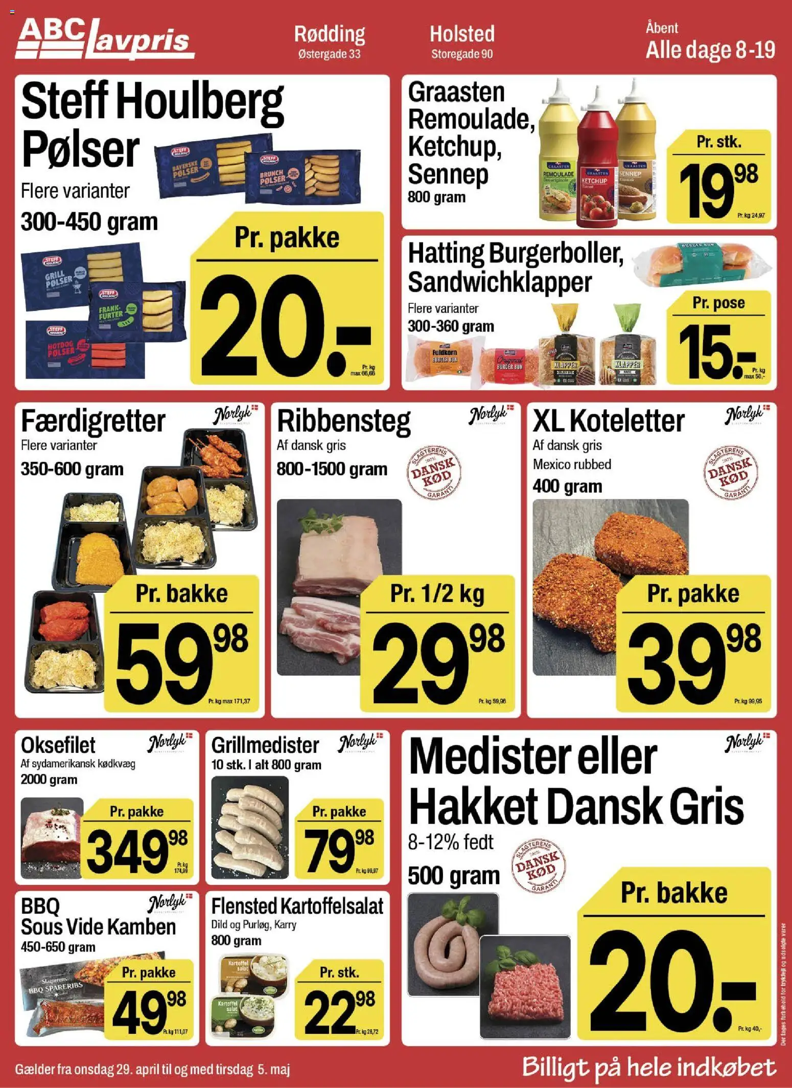 Abc Lavpris tilbudsavis – gyldig fra 29.04.2026 | Side: 7 | Produkter: Karry, Koteletter, Salat, Dild