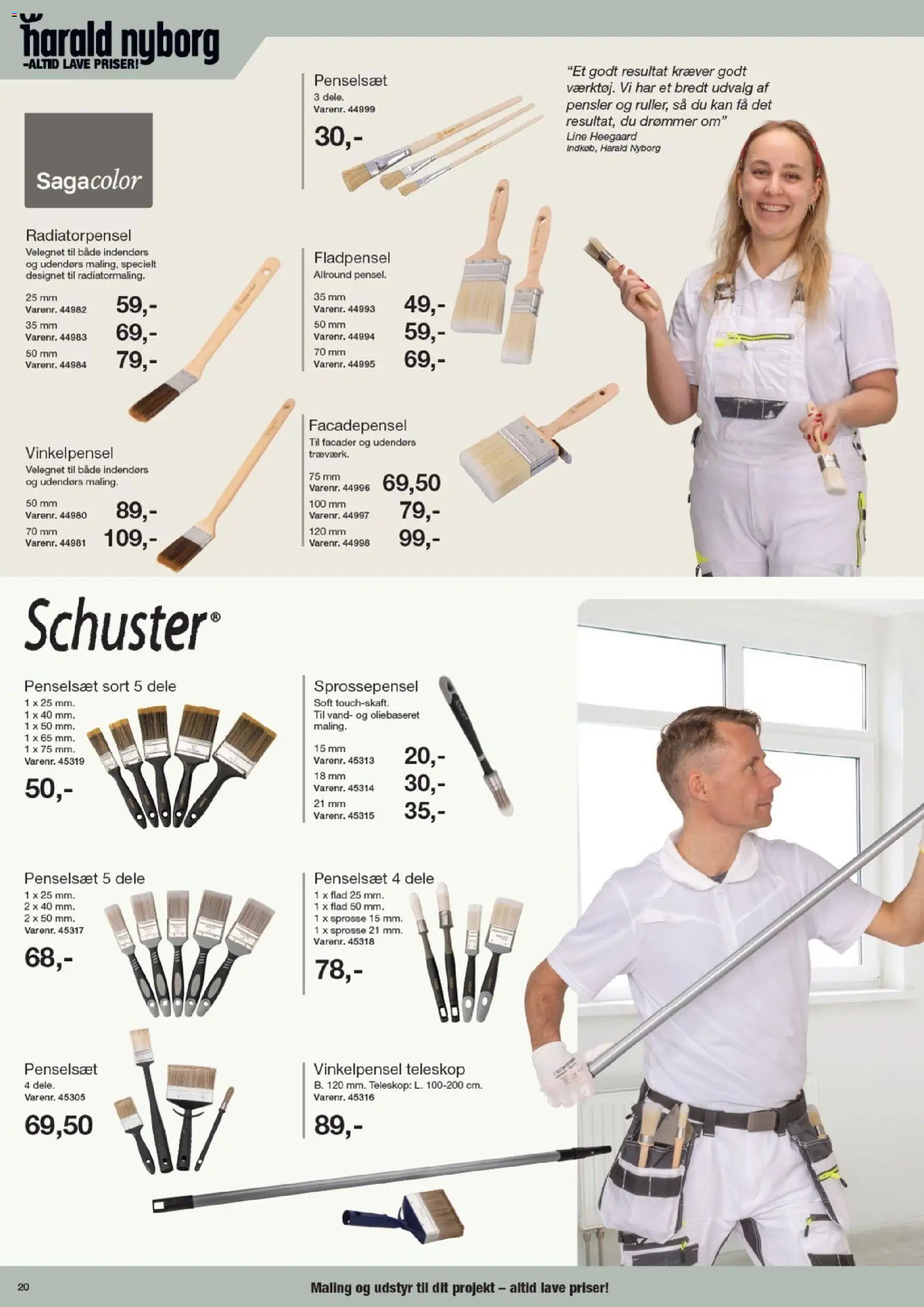 Harald Nyborg tilbudsavis – gyldig fra 02.04.2026 | Side: 20 | Produkter: Maling, Pensler