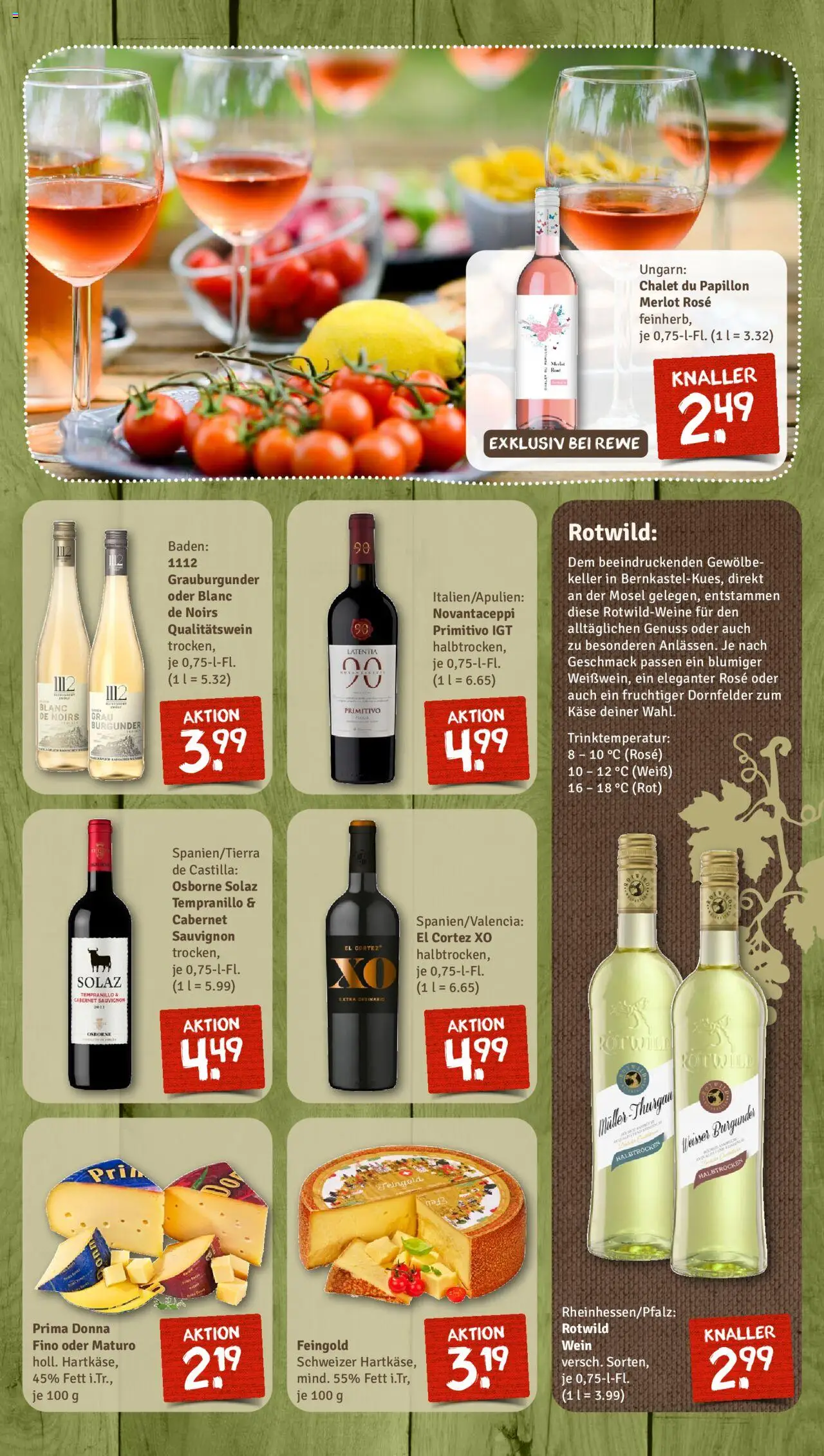 Nahkauf Prospekt – gültig ab 19.10.2025 | Seite: 12 | Produkte: Osborne, Käse, Merlot, Wein