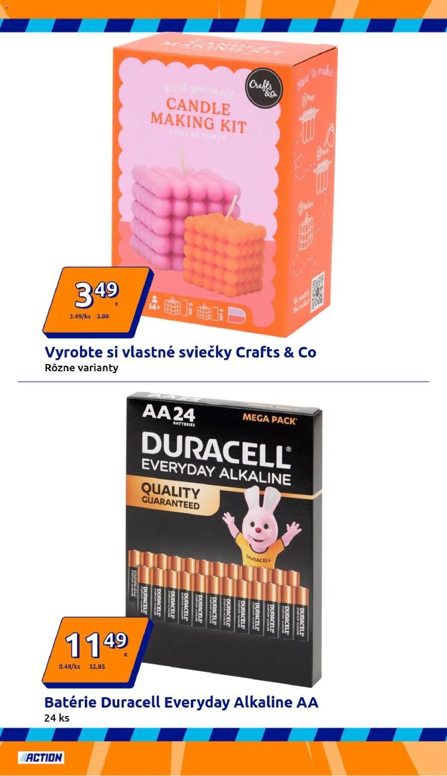 Nové Action akcie – leták je platný od 14.01.2026 | Strana: 11 | Produkty: Sviečky