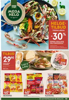Forhåndsvisning av Coop Mega Helg gyldig fra 19.03.2026