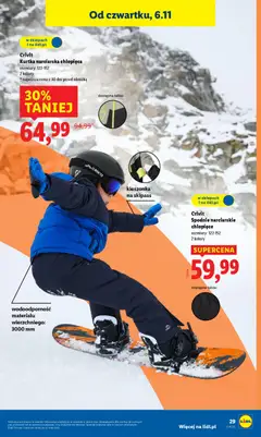 Pogląd oferty "Spodnie narciarskie chłopięce, rozmiary: 122-152, 2 kolory" - ważna od 03.11.2025 | Strona: 33 | Produkty: Kurtka, Spodnie