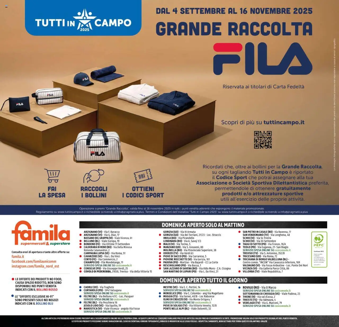 Volantino Famila del 18.09.2025 | Pagina: 28 | Prodotti: TV, Grappa, Terra