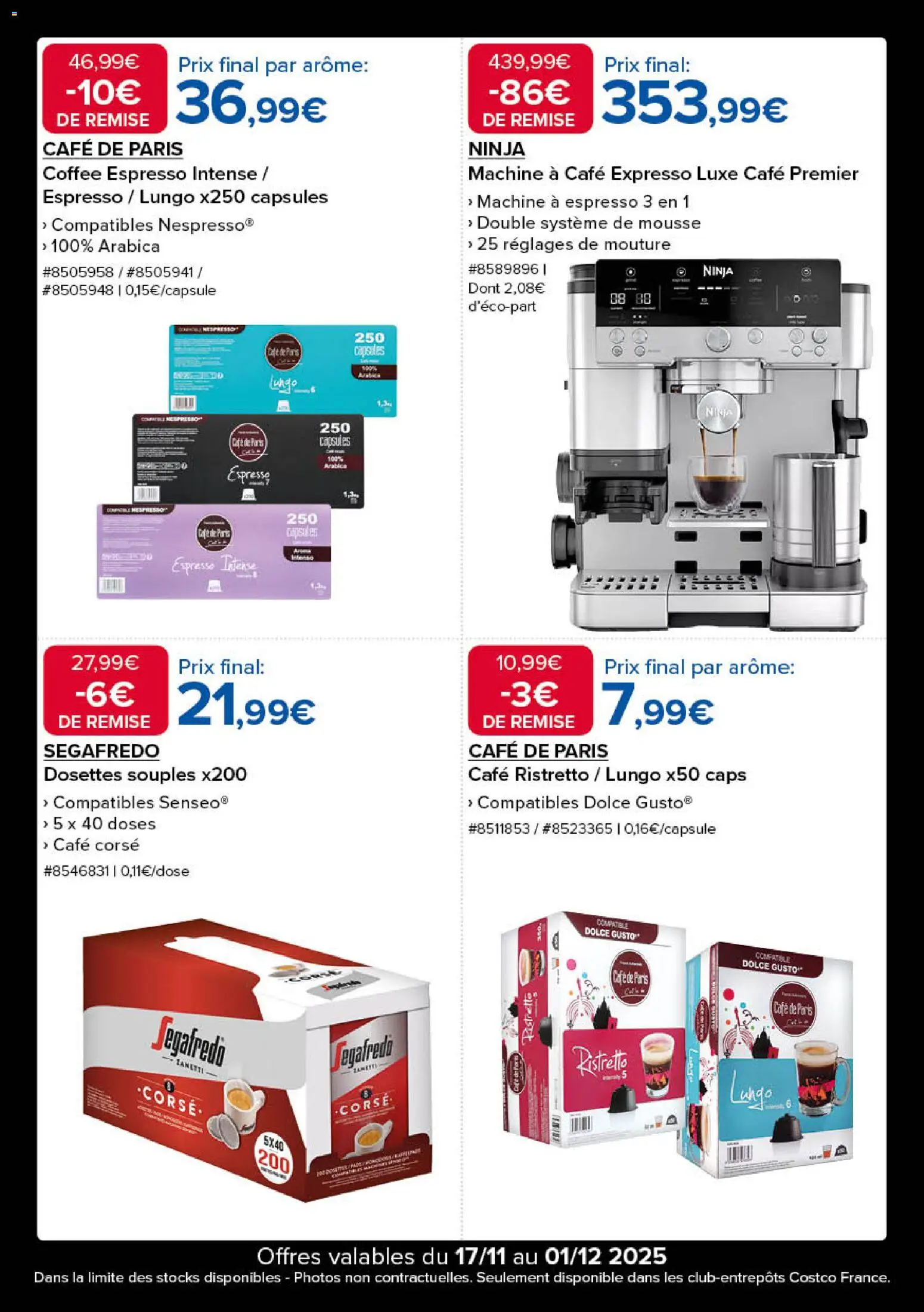 {H1} | Page: 19 | Produits: Machine à café, Dolce Gusto, Mousse, Café