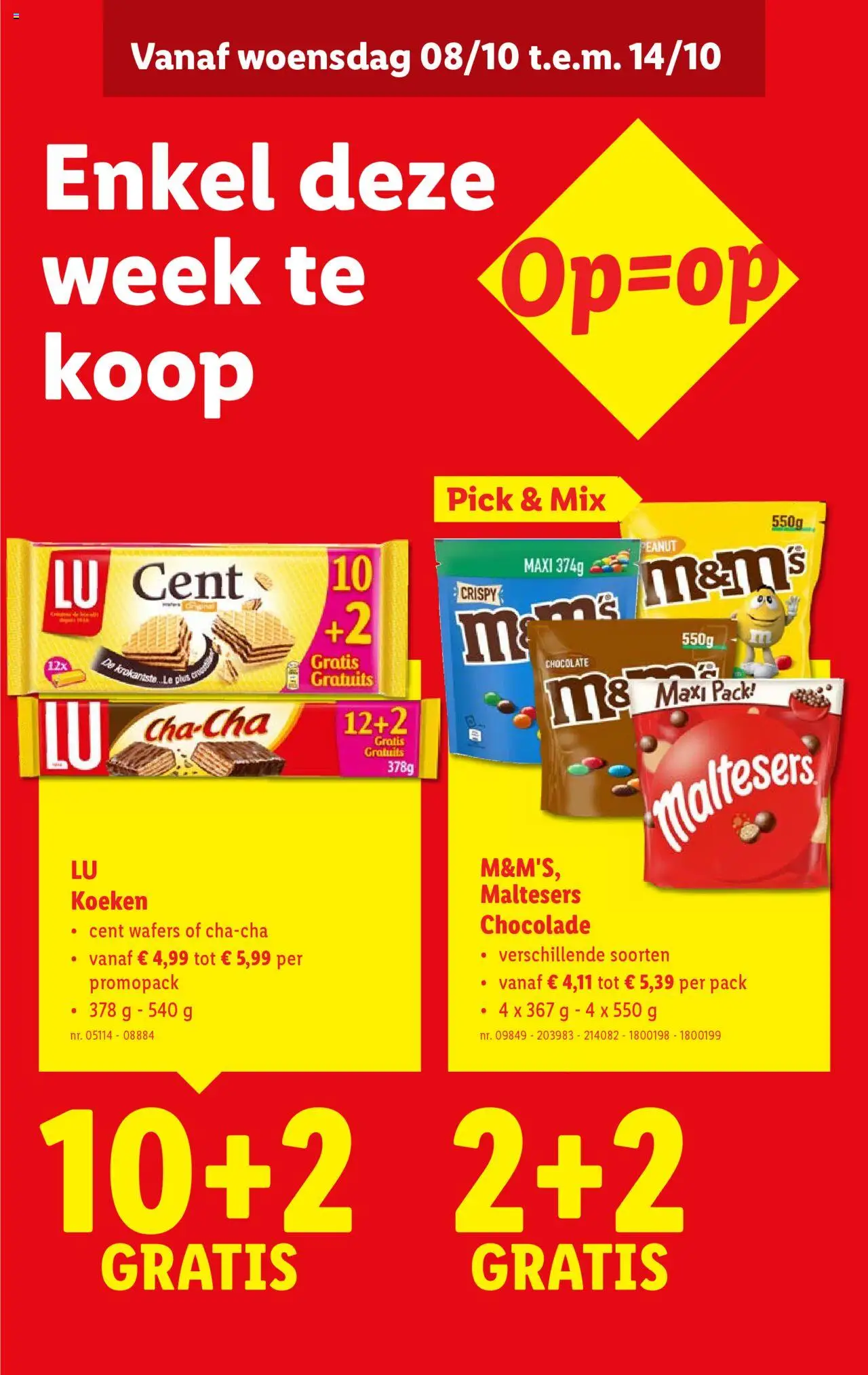 {H1} | Pagina: 22 | Producten: Chocolade