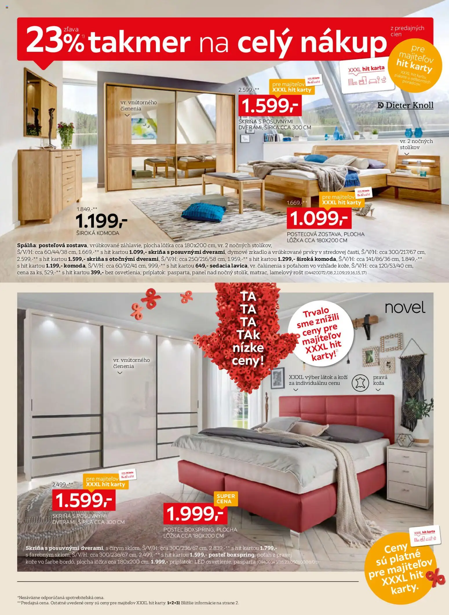 Nové XXXLutz akcie – leták je platný od 03.11.2025 | Strana: 10 | Produkty: Posteľ, Skriňa, Zrkadlo, Komoda