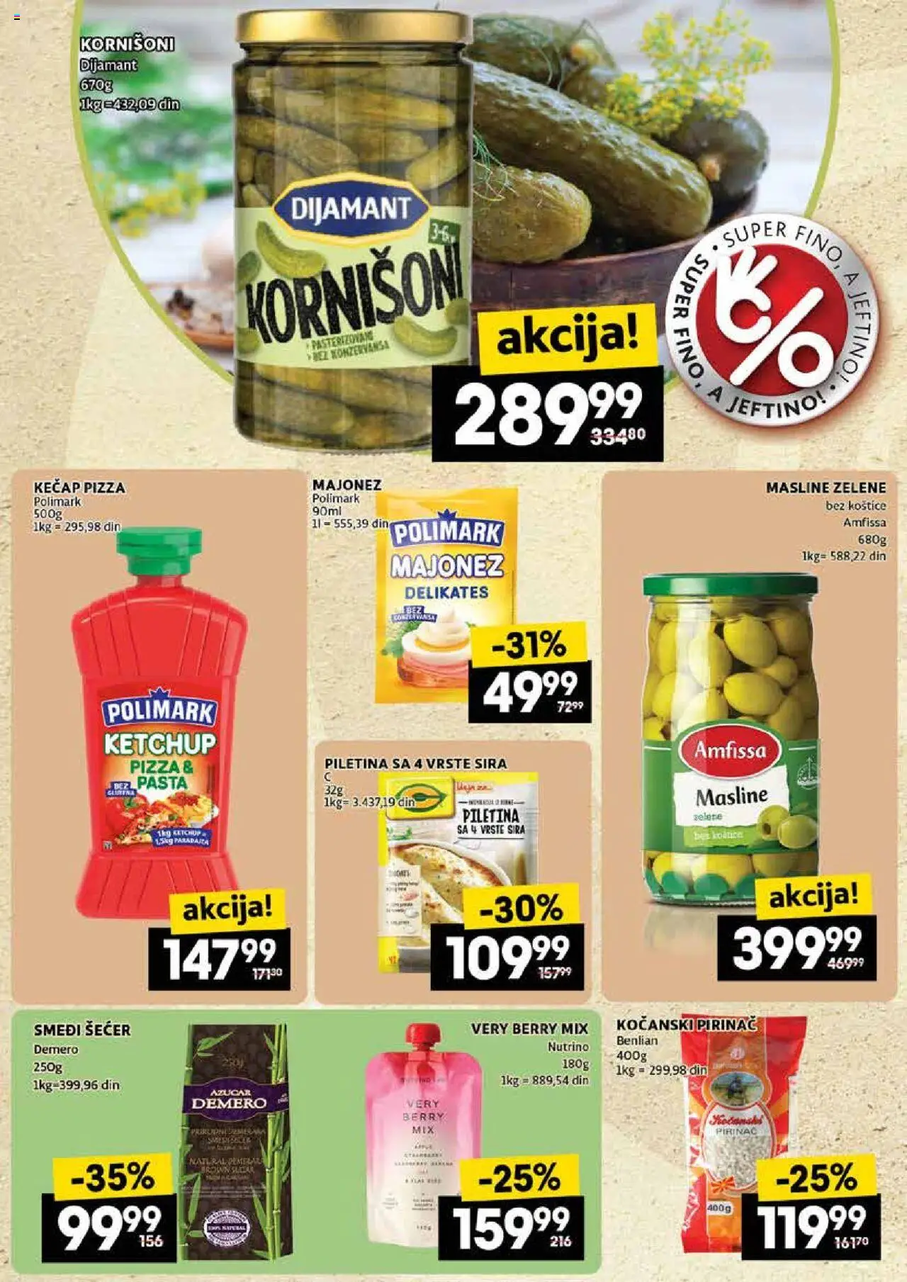 Roda katalog - važi od 02.10.2025 | Strana: 12 | Proizvode: Kečap, Masline, Kornišoni, Pirinač