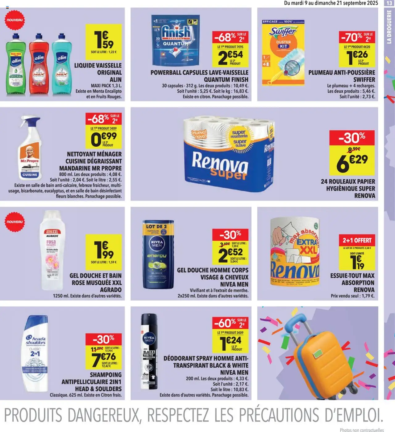  | Page: 13 | Produits: Citron, Liquide vaisselle, Shampoing, Gel douche
