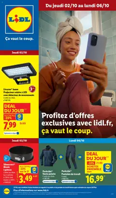 LIDL - Prévisualisation de LIDL catalogue les bonnes affaires de la semaine valide à partir de 02.10.2025