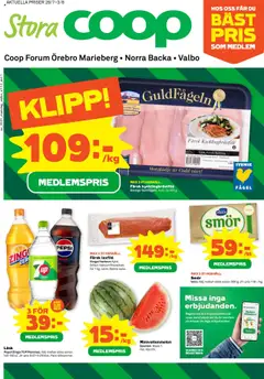 Coop Forum - Jägersro - Förhandsvisning av reklamblad från butik Coop Forum aktuell från 28.07.2025