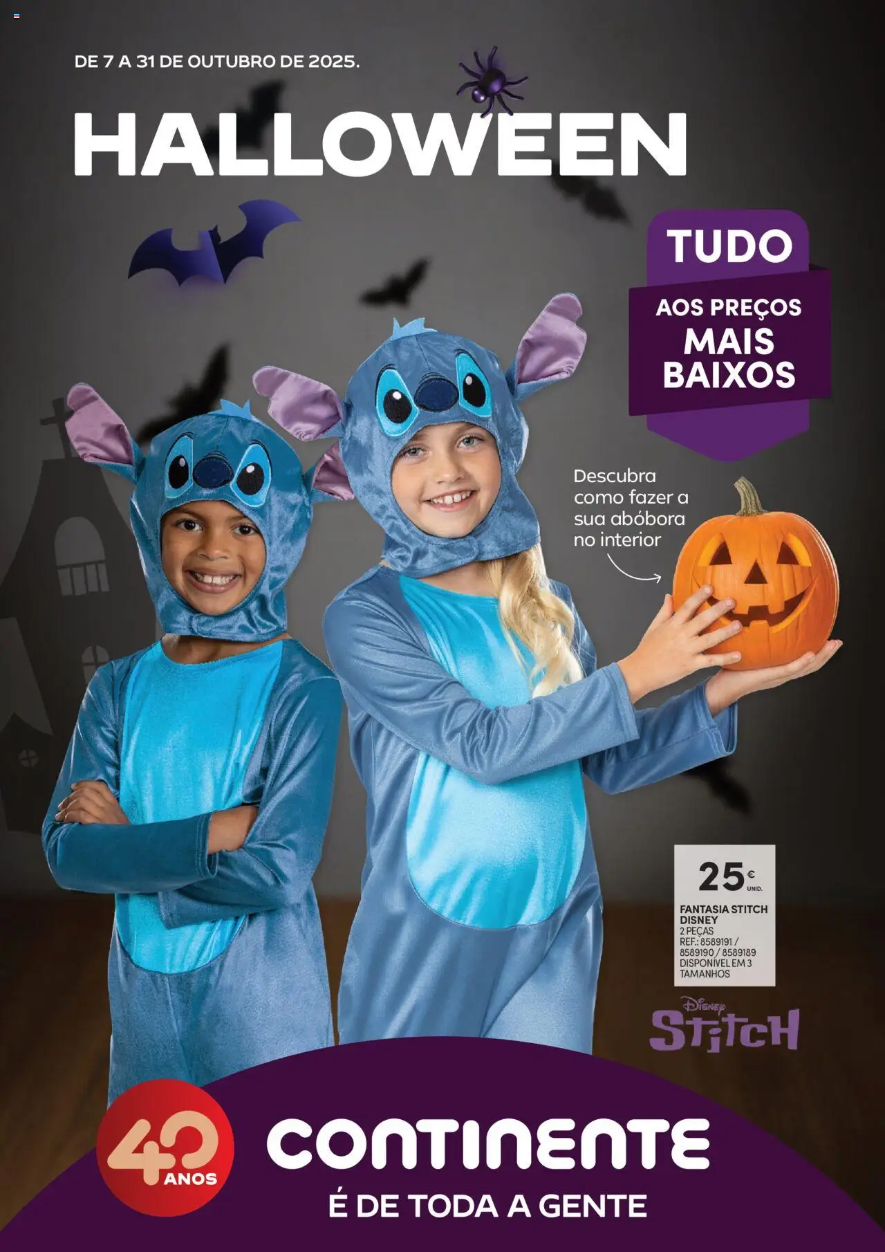 Continente - Halloween │ válido de 07.10.2025 | Página: 1 | Produtos: Abóbora