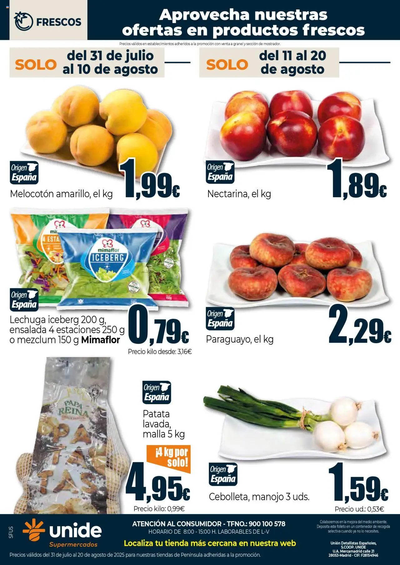 Unide - Máximo Ahorro Supermercados │ válido desde el 31.07.2025 | Página: 4 | Productos: Ensalada