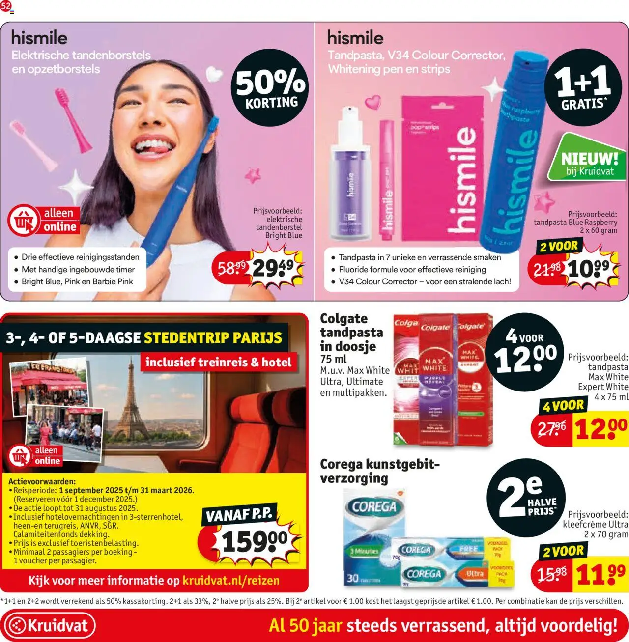  | Pagina: 52 | Producten: Tandpasta, Tandenborstel, Pen, Kan