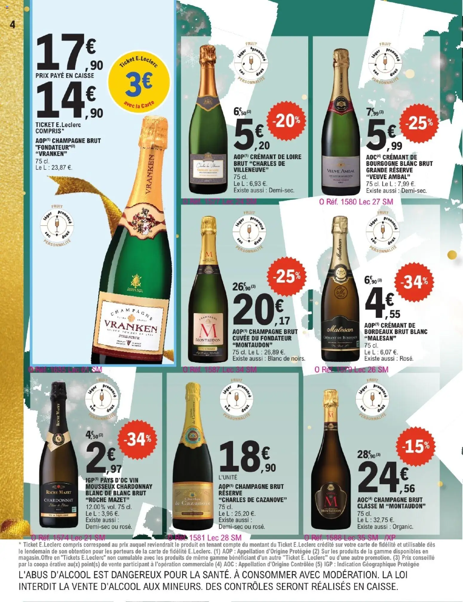 {H1} | Page: 4 | Produits: Vin mousseux, Mousseux, Crémant, Vin