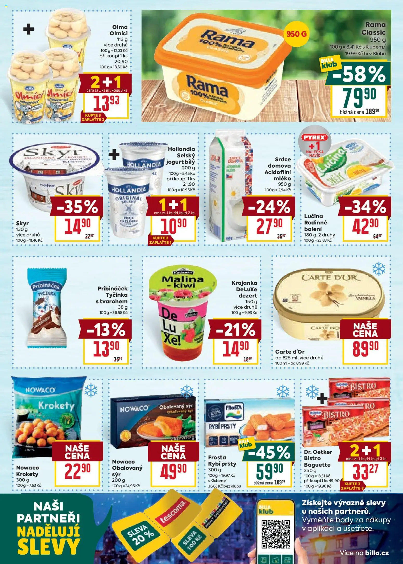 Billa Velký leták od 05.11.2025 | Strana: 19 | Produkty: Krokety, Mléko, Skyr, Hollandia