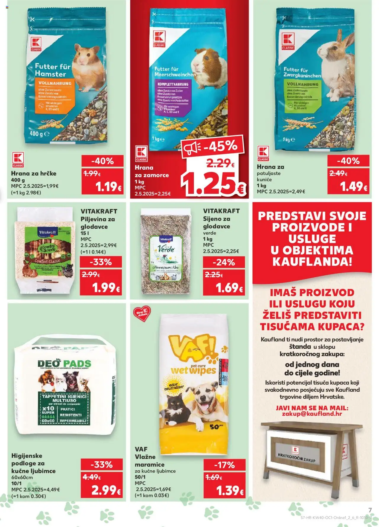 Kaufland katalog | vrijedi od 01.10.2025 | Stranica: 7 | Proizvodi: Vlažne maramice, Miš
