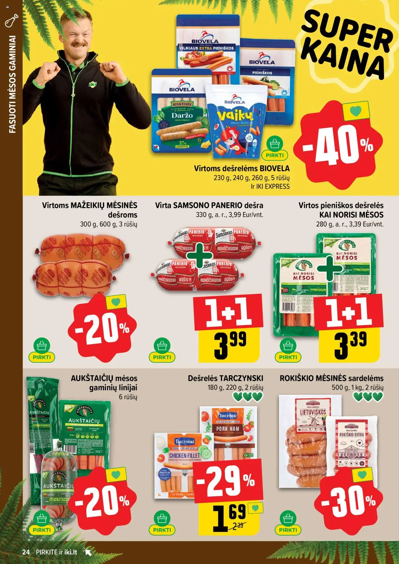 IKI leidinys│galioja nuo 16.06.2025 | Puslapis: 24 | Prekių: Dešrelės, Dešra