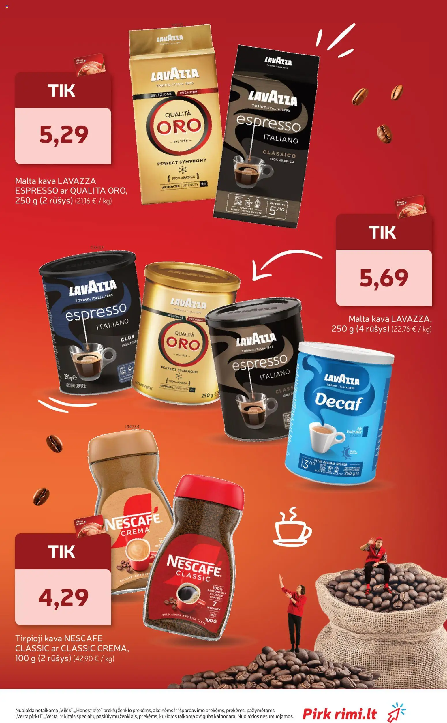 Rimi akcijos nuo 28.10.2025 | Puslapis: 25 | Prekių: Tirpioji kava, Kava