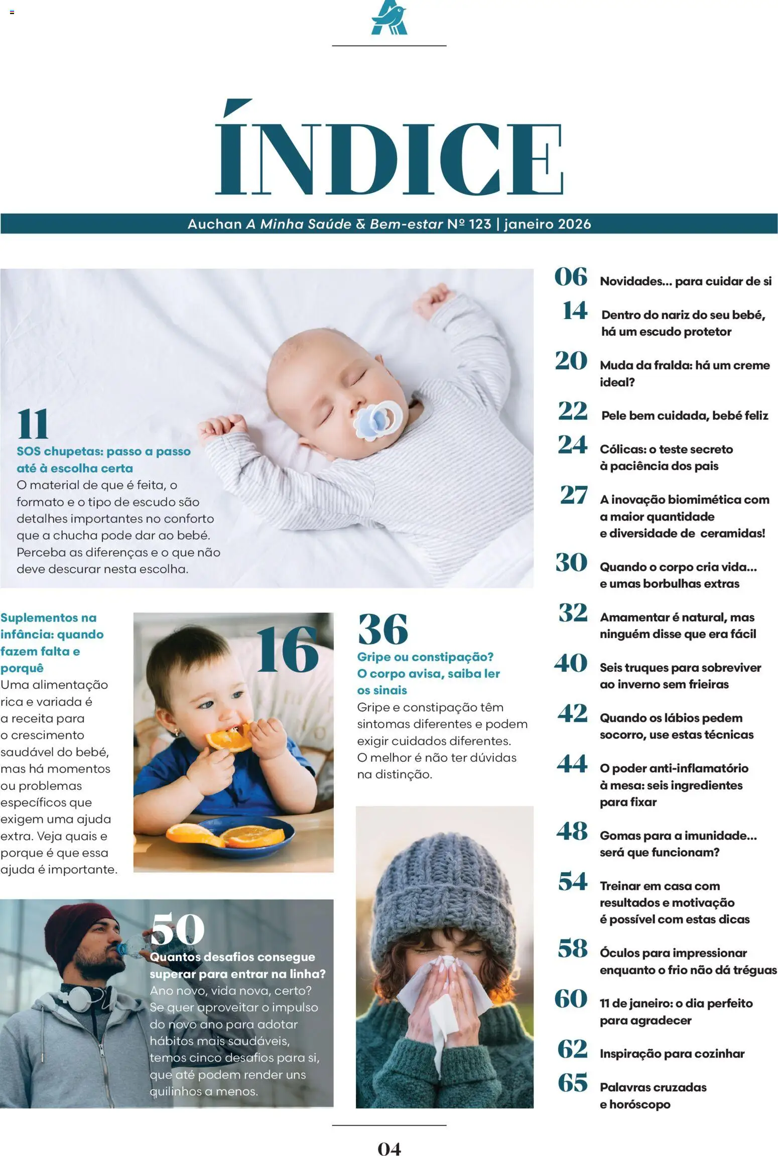 Auchan folheto │ válido de 01.01.2026 | Página: 4 | Produtos: Óculos, Mesa, Gomas, Creme