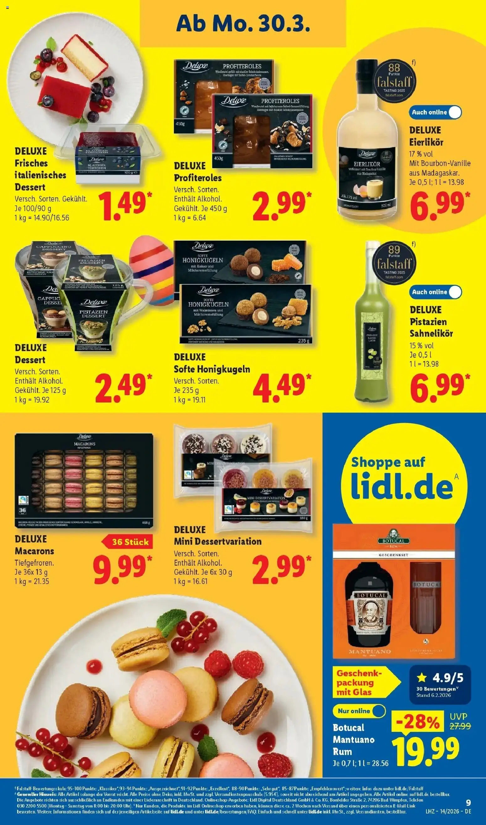 Lidl Prospekt Bergisch Gladbach – gültig ab 30.03.2026 | Seite: 17 | Produkte: Schokolade, Bad, Pistazien, Telefon