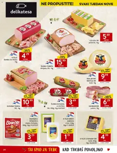 KRANJSKA KOBASICA classic, Podravka, 300g, 1kg=10,97EUR, Kranjska kobasica classic, 300g - Pregled kataloga iz trgovine Konzum, vrijedi od 15.10.2025 | Stranica: 24