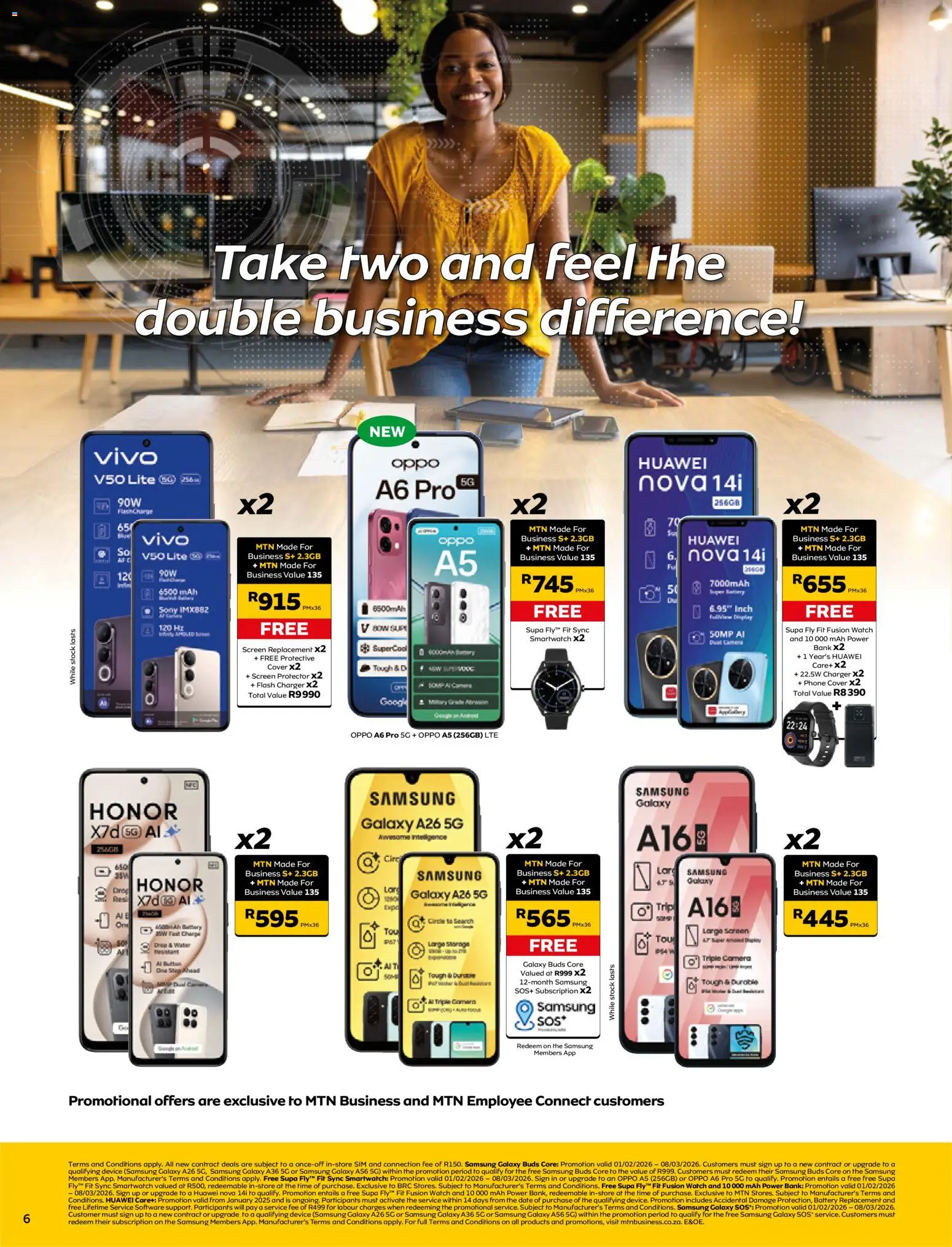 New MTN catalogue – valid from 01.02.2026 | Page: 6 | Products: Cover, Watch, Camera, Battery