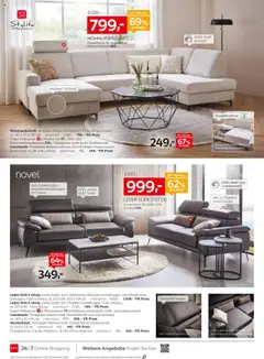 XXXL Lutz Prospekt 	 - gültig ab dem 14.07.2025 | Seite: 10 | Produkte: Wohnlandschaft, Ledersofa, Bett, Couchtisch